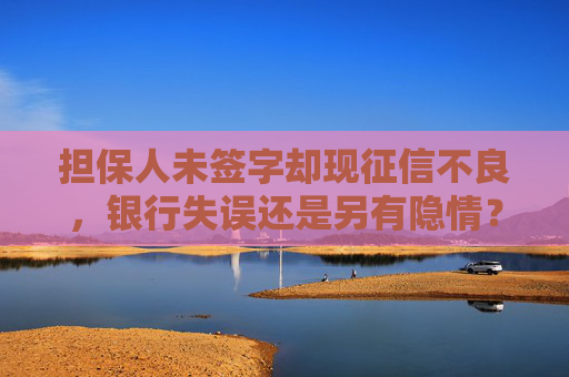 担保人未签字却现征信不良，银行失误还是另有隐情？