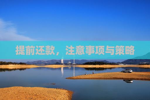 提前还款，注意事项与策略
