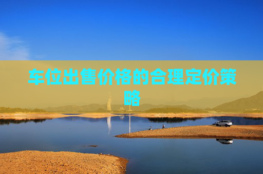 车位出售价格的合理定价策略
