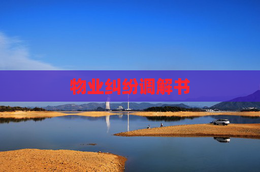 物业纠纷调解书